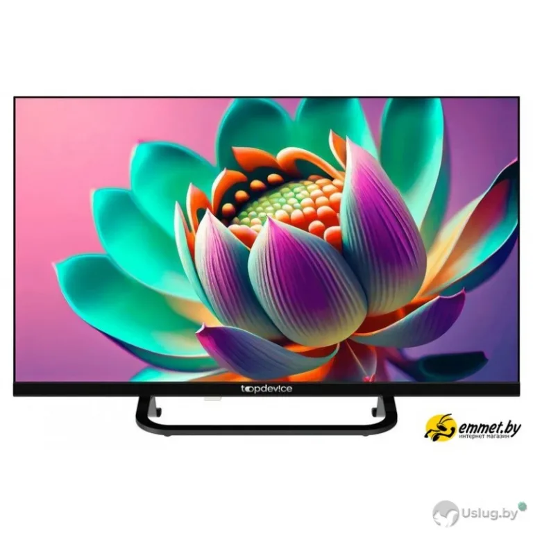 Телевизор Topdevice 24" SMART TV YаOS (черный)