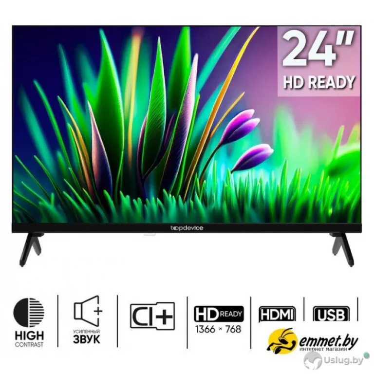 Телевизор Topdevice 24" LED Frameless CN04